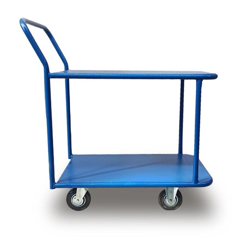 Тележка платформенная Стелла-техник КП-2-М-160-К,2-х ярус,700х1200,до 400кг