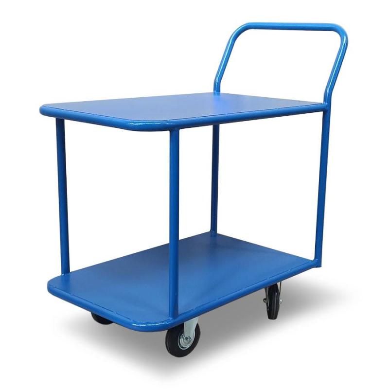 Тележка платформенная Стелла-техник КП-2-М-160-К,2-х ярус,700х1200,до 400кг