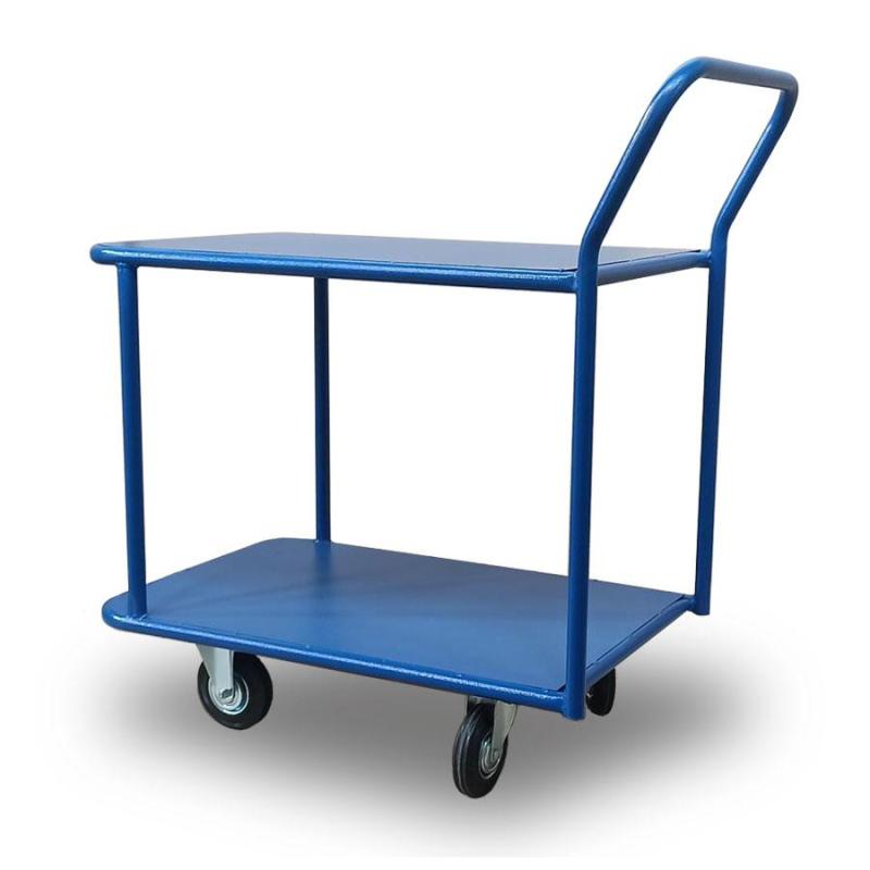 Тележка платформенная Стелла-техник КП-2-М-160-К,2-х ярус,700х1200,до 400кг