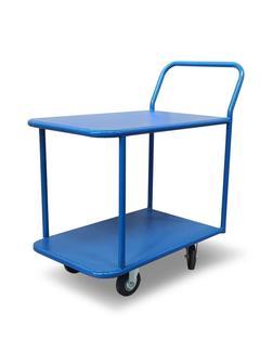 Тележка платформенная Стелла-техник КП-2-М-160-К,2-х ярус,700х1200,до 400кг