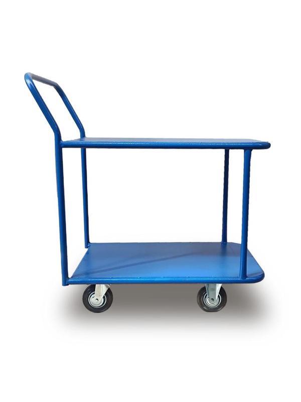 Тележка платформенная Стелла-техник КП-2-М-160-К,2-х ярус,700х1200,до 400кг