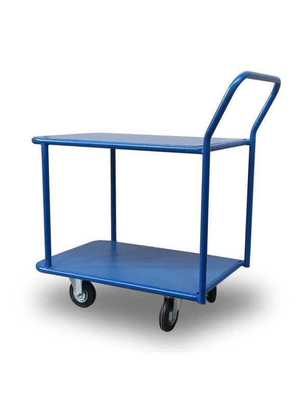 Тележка платформенная Стелла-техник КП-2-М-160-К,2-х ярус,700х1200,до 400кг