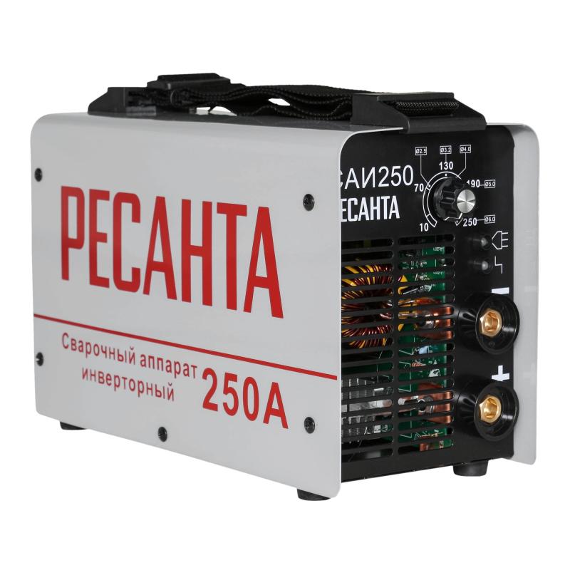 Сварочный аппарат инвертор ММА РЕСАНТА САИ 250 в кейсе (65/23)