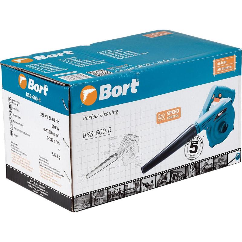 Воздуходув электрический Bort BSS-600-R (98296815)