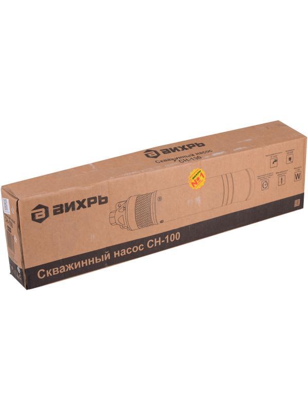 Насос Скважинный 1100 вт, 3000л/час,D-102мм, 1  Вихрь (СН-100) цбж