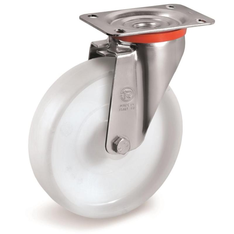 Колесо для тележки Tellure Rota 684503 поворотное,125мм,до 220кг, полиамид