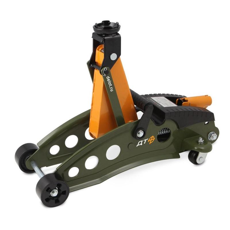 Домкрат подкатной 2 тонны, 130-350 мм Дело Техники 904124