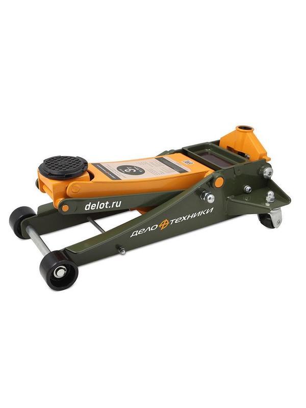 Домкрат подкатной двухплунжерный 3 тонны, 85-500 мм Дело Техники 904433