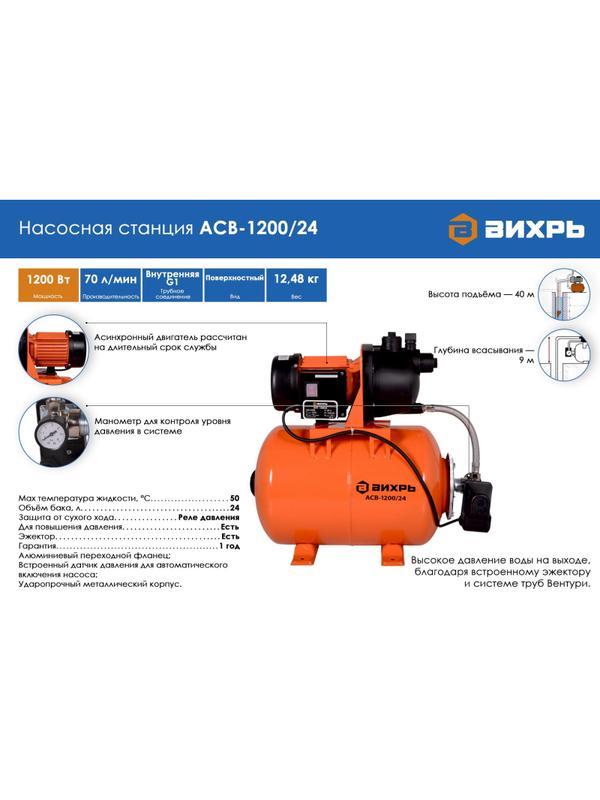 Насосная станция АСВ-1200/24 Вихрь 68/1/2