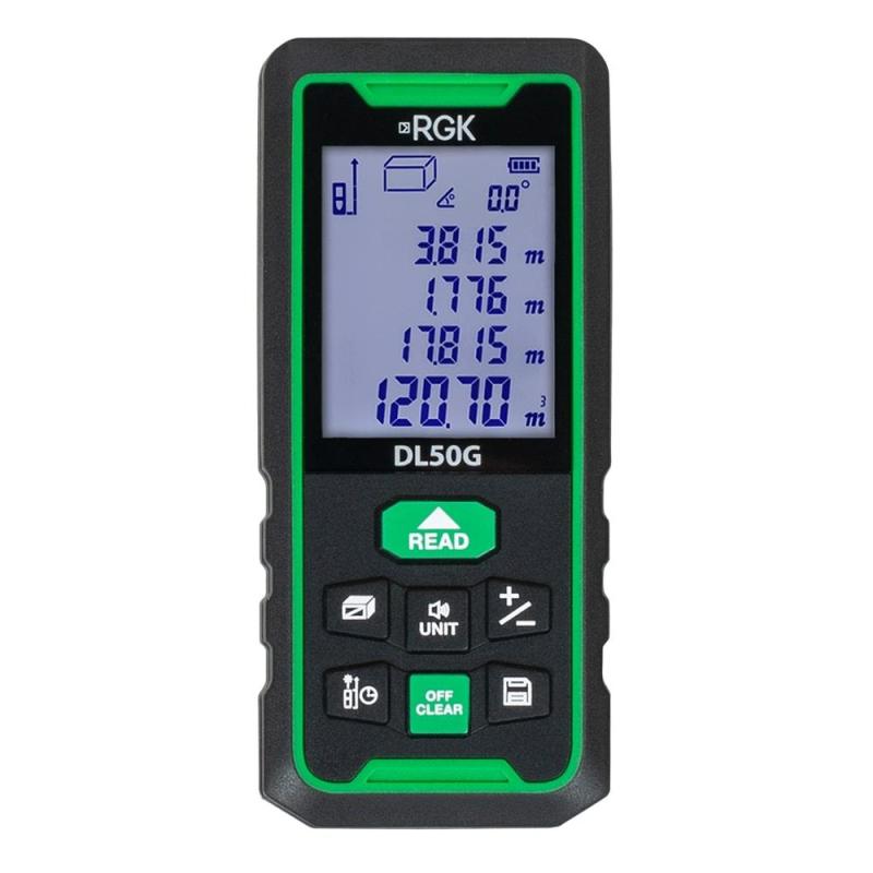 Дальномер лазерныйс угломером RGK DL50G (778176)