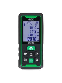 Дальномер лазерныйс угломером RGK DL50G (778176)