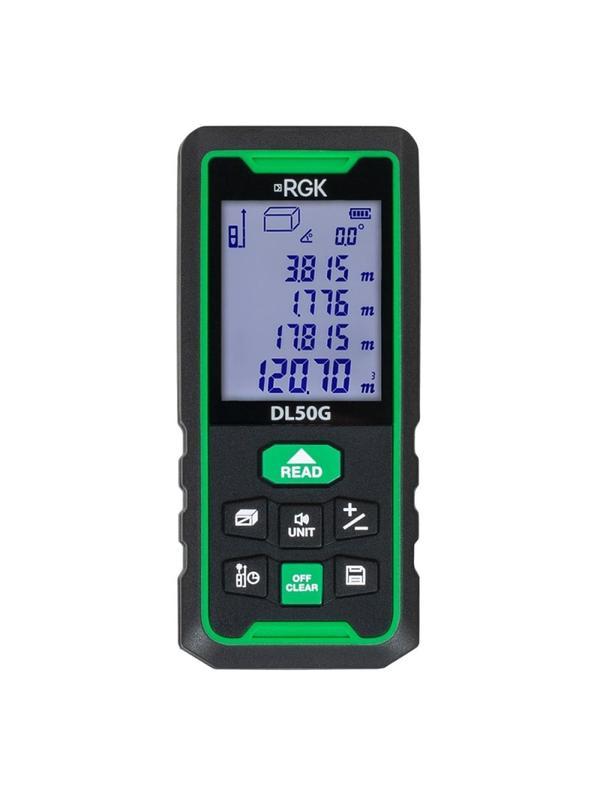 Дальномер лазерныйс угломером RGK DL50G (778176)