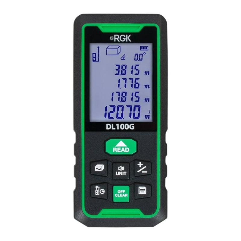 Дальномер лазерный с угломером RGK DL100G (778190)