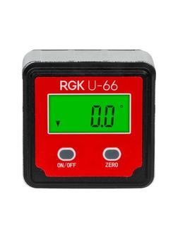 Уклономер (компактный электронный уровень) RGK U-66 (776080)