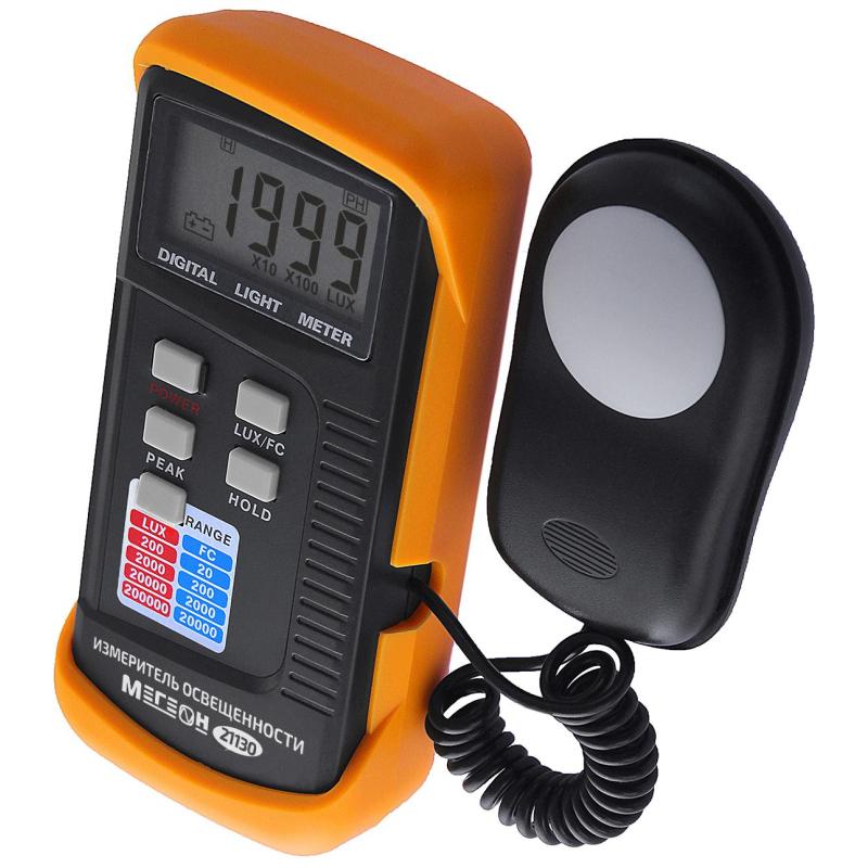 Люксметр измеритель освещенности МЕГЕОН 21130