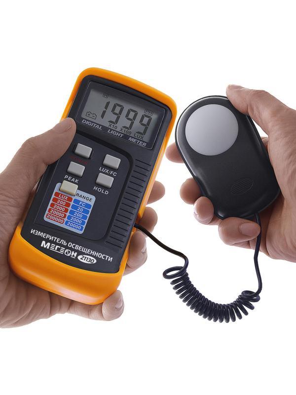 Люксметр измеритель освещенности МЕГЕОН 21130