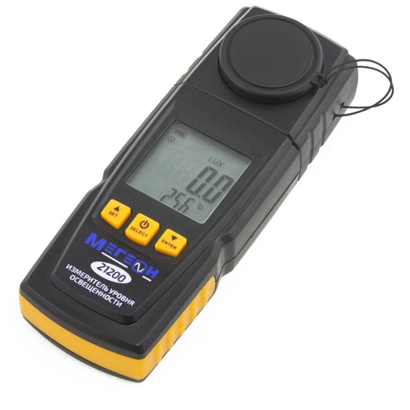 Люксметр цифровой измеритель освещенности МЕГЕОН 21200