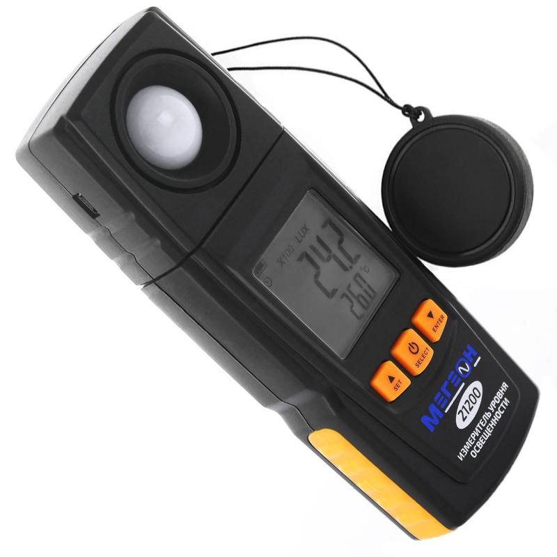 Люксметр цифровой измеритель освещенности МЕГЕОН 21200