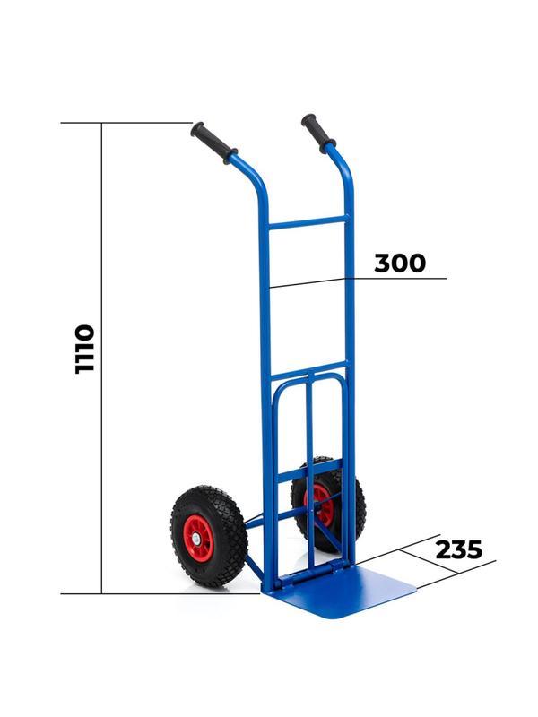 Тележка грузовая Стелла-техник КГ-150-PU-1120-255 грузоподъемность 150кг