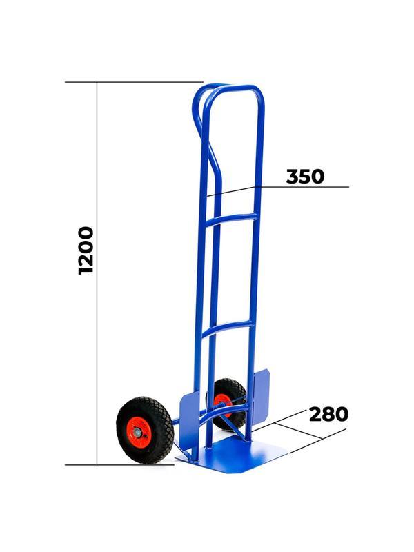 Тележка грузовая Стелла-техник КГ-3-1-PU-1120-255-3 грузоподъемность 200кг