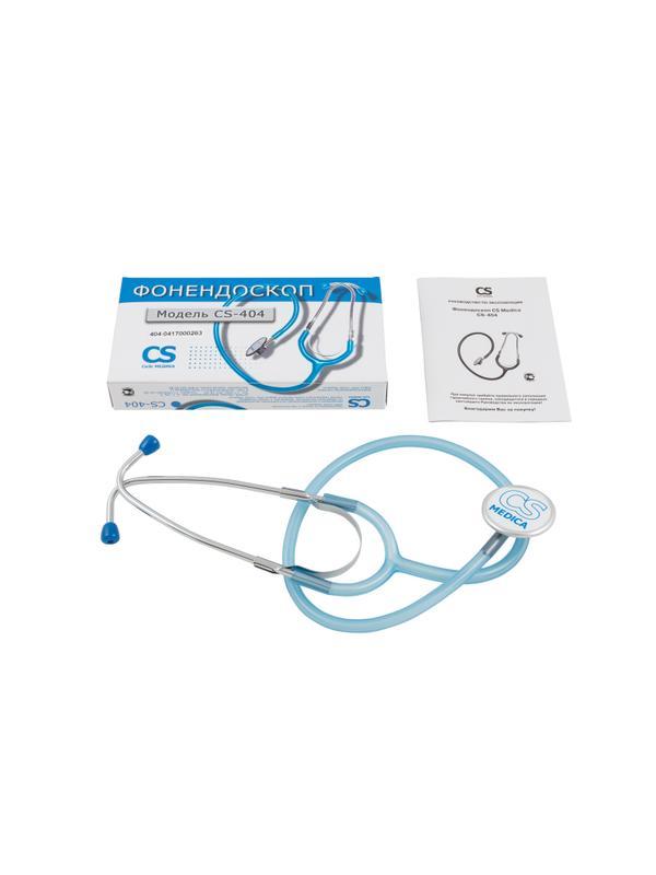 Фонендоскоп CS Medica, CS-404, голубой