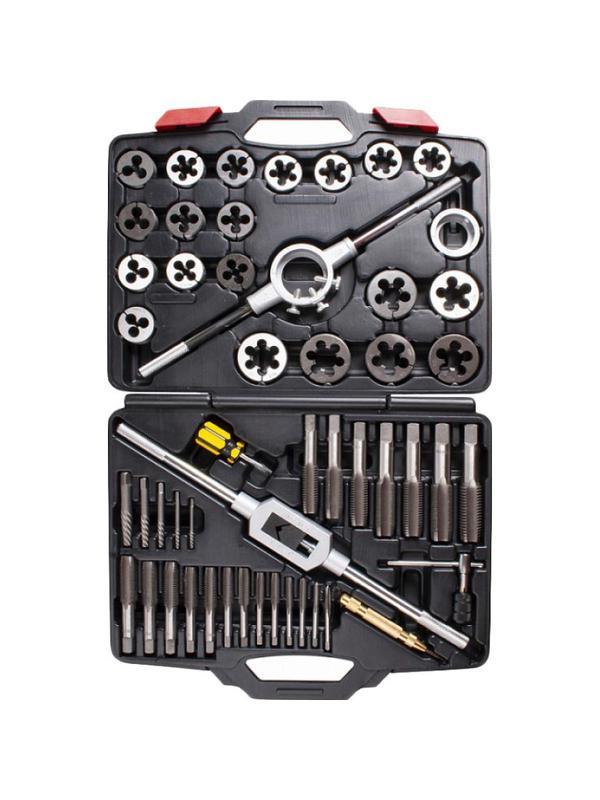 Набор метчиков и плашек SK-5 M6-M24, кейс, 51 предмет, МАСТАК