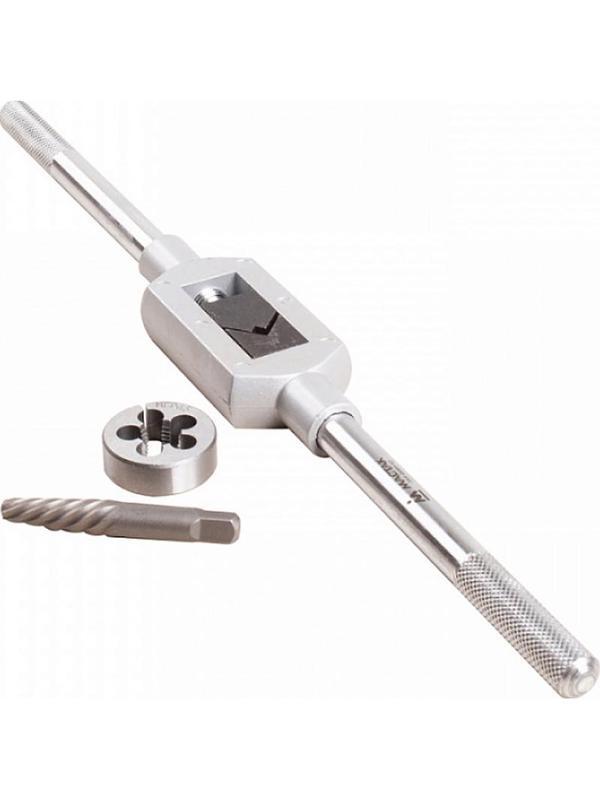 Набор метчиков и плашек SK-5 M6-M24, кейс, 51 предмет, МАСТАК