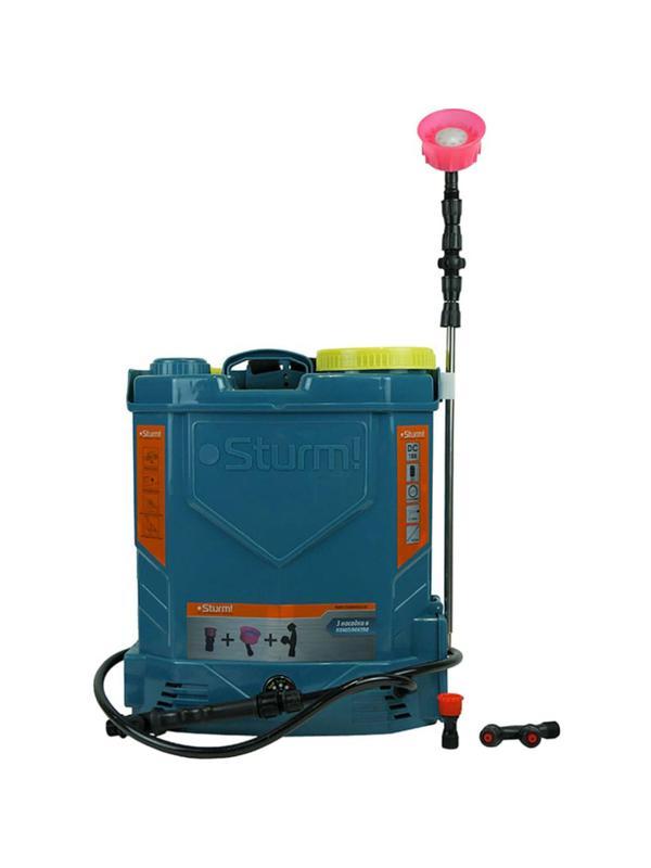 Опрыскиватель садовый ранцевый аккум. Sturm GS8212N, 12 л, без АКБ и ЗУ