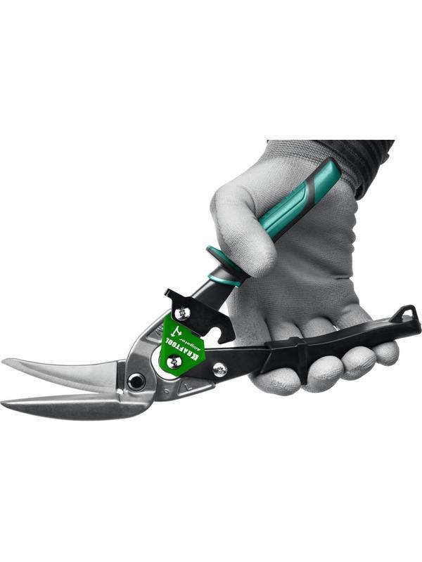 Ножницы левые удлиненные по металлу KRAFTOOL Alligator, 280 мм