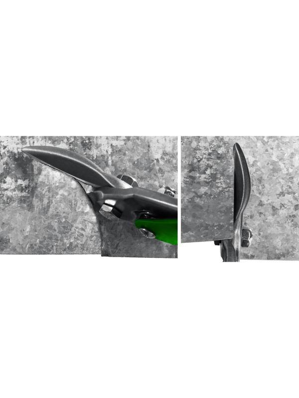 Ножницы левые усиленные по металлу с выносом KRAFTOOL Alligator, 250 мм