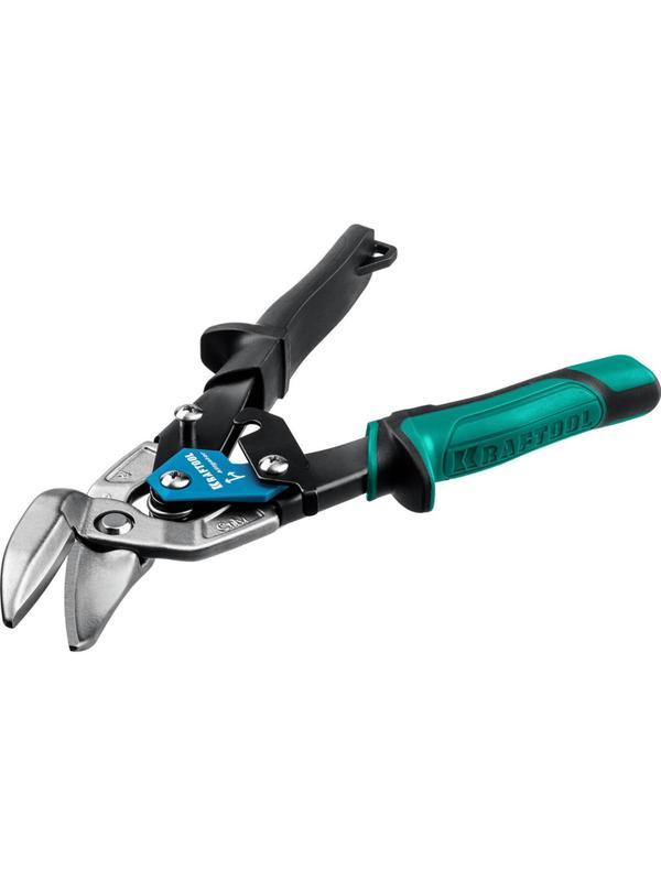 Ножницы правые усиленные по металлу с выносом KRAFTOOL Alligator, 250 мм