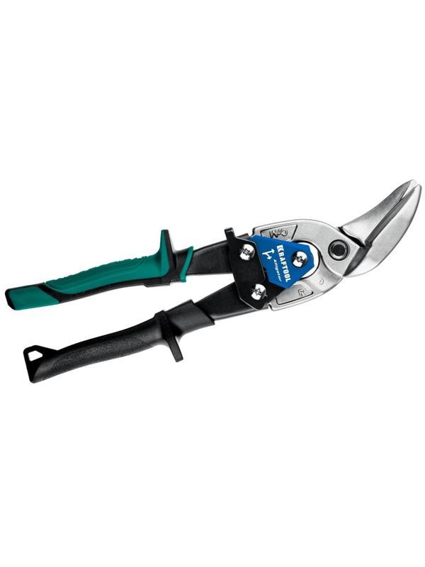 Ножницы правые усиленные по металлу с выносом KRAFTOOL Alligator, 250 мм