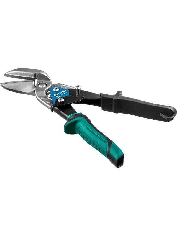 Ножницы правые усиленные по металлу с выносом KRAFTOOL Alligator, 250 мм