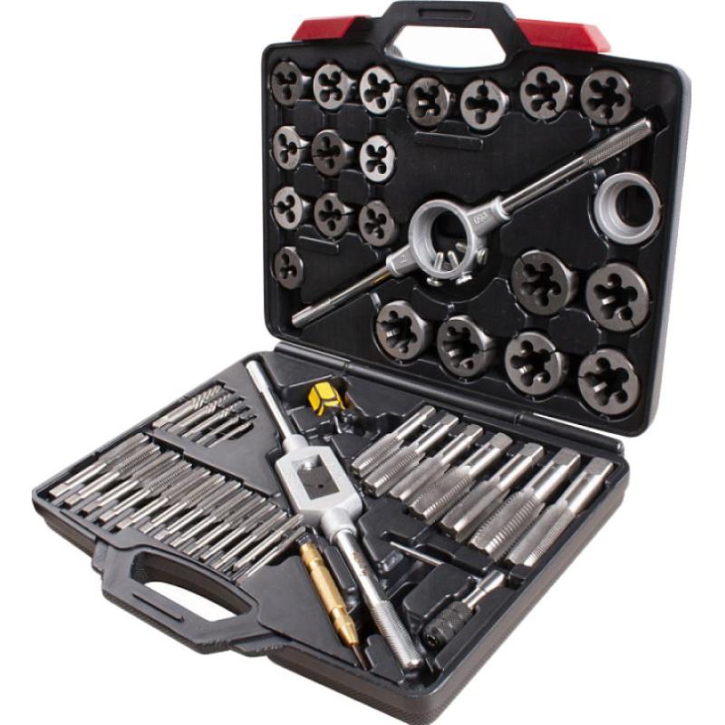 Набор метчиков и плашек SK-5 1/4-1, кейс, 51 предмет МАСТАК