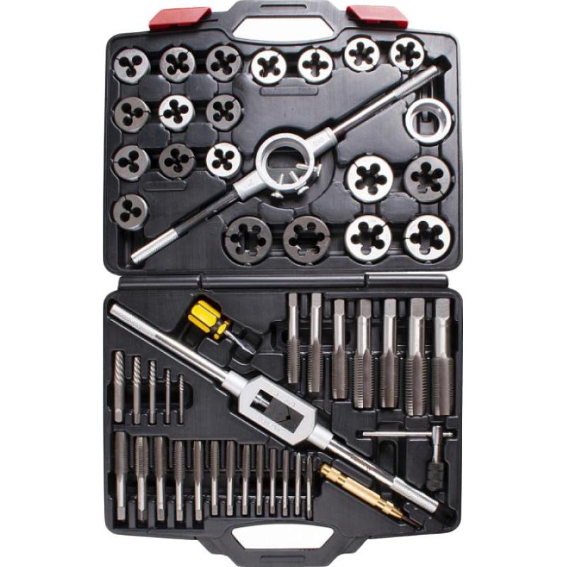 Набор метчиков и плашек SK-5 1/4-1, кейс, 51 предмет МАСТАК