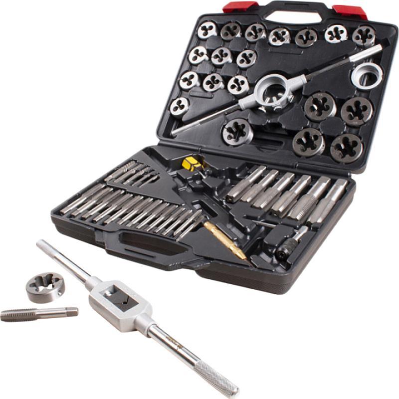 Набор метчиков и плашек SK-5 1/4-1, кейс, 51 предмет МАСТАК