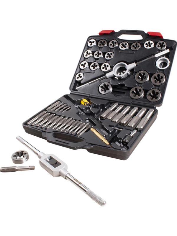 Набор метчиков и плашек SK-5 1/4-1, кейс, 51 предмет МАСТАК