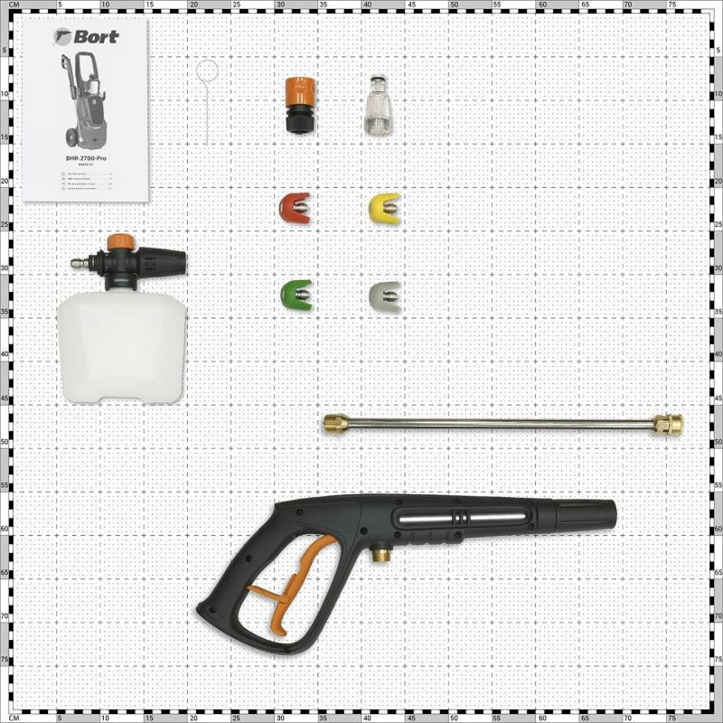 Мойка высокого давления BORT BHR-2700-Pro (93416121)