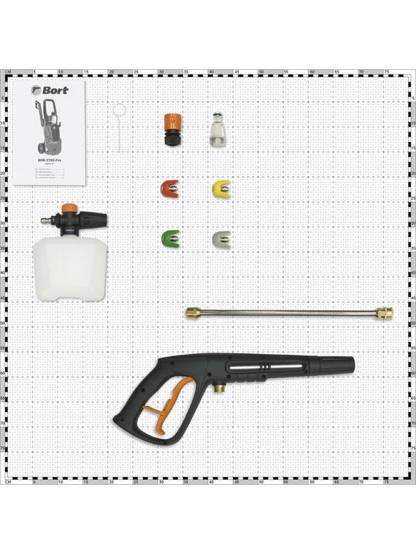 Мойка высокого давления BORT BHR-2700-Pro (93416121)