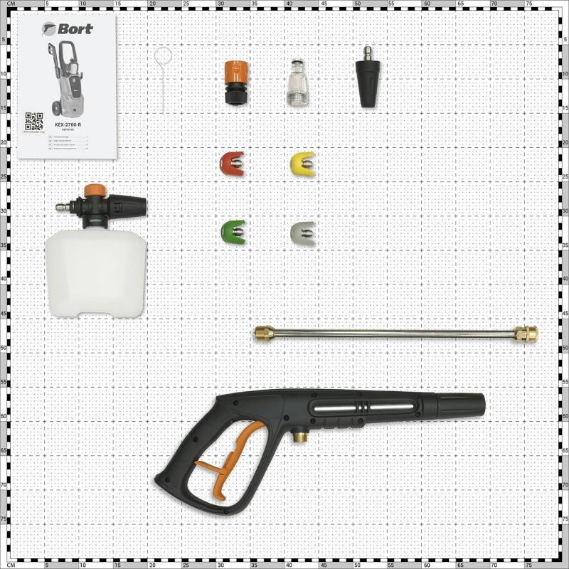Мойка высокого давления BORT KEX-2700-R (93416145)
