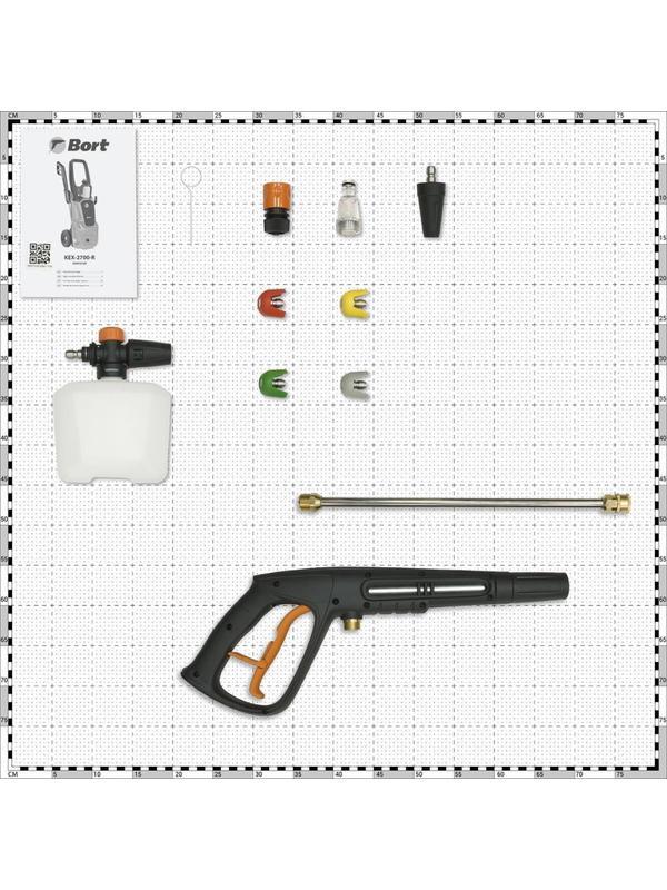 Мойка высокого давления BORT KEX-2700-R (93416145)