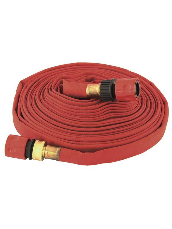 Шланг для полива тканевый с латунными фитингами, 17,5 м Feona 48554