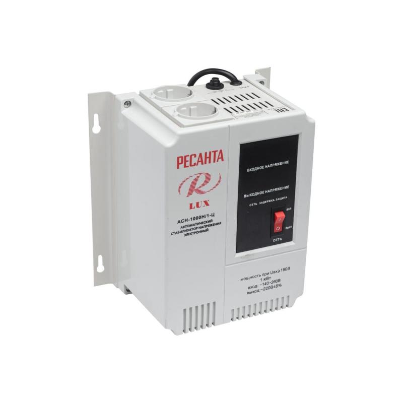 Стабилизатор РЕСАНТА АСН- 1 000 Н/1-Ц Lux (63/6/14)