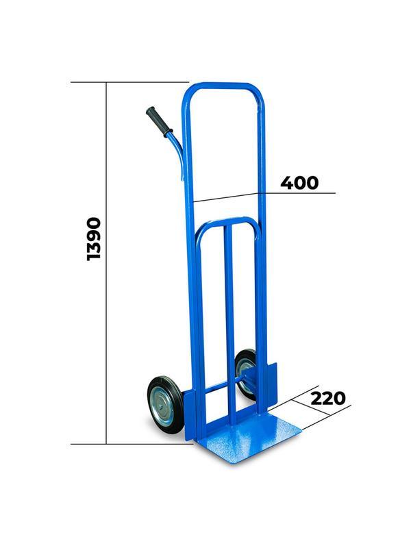 Тележка грузовая TOR КГ-300 г/п 300 кг (литые колеса 250 мм)