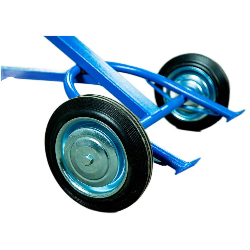 Тележка для металлических бочек TOR КБ-1 (250 литая + 160 поворотное)