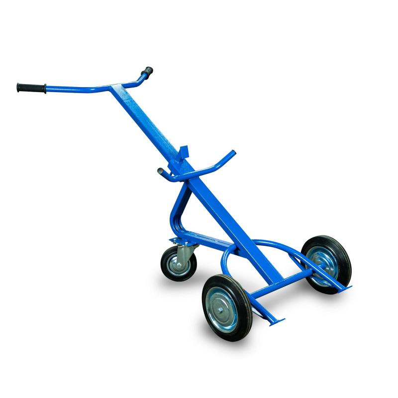 Тележка для металлических бочек TOR КБ-1 (250 литая + 160 поворотное)