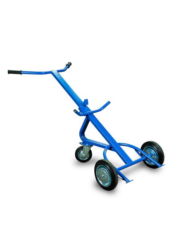 Тележка для металлических бочек TOR КБ-1 (250 литая + 160 поворотное)