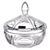 Конфетница с крышкой Crystalite Bohemia Orion 15 см