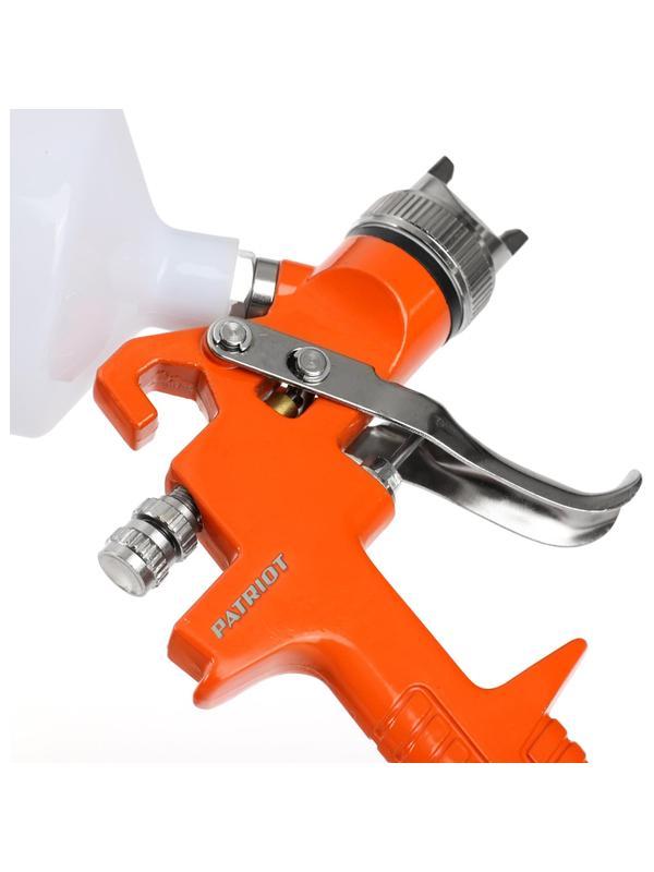 Краскопульт пневматический PATRIOT HVLP 1,4A, 1.4мм, в/б, 0.6л (830901017)