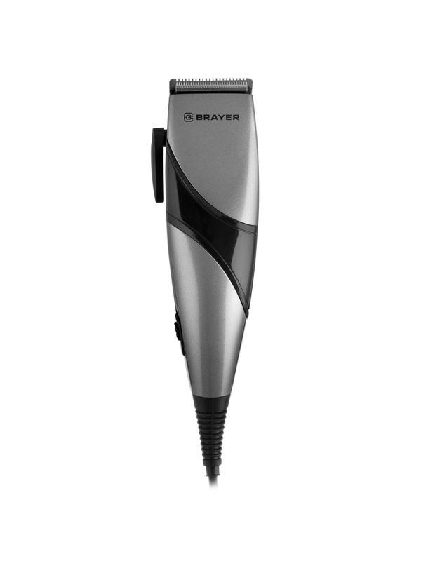 Машинка для стрижки BRAYER 3434BR  сетевая. Мощн.15 Вт. Стальные лезвия